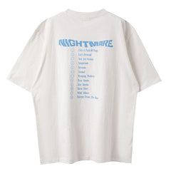 Saint Michael Crew Neck Pullovers Cotton T-Shirt