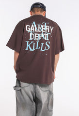 Gallery Dept Art That Kills Graffiti Eyeball Print Loose T-shirts