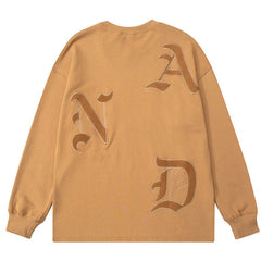 MODP SMKLIFE Letter Printing Sweatshirts