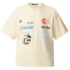 Fear Of God Michelin Racing Element Print T-Shirts