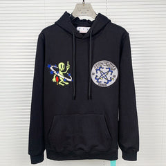 Off-White Alien Pattern Arrow Hoodies