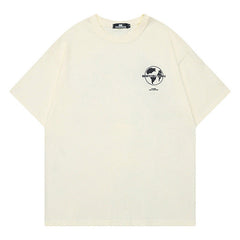 MODP TIFO Letter Print T-Shirts