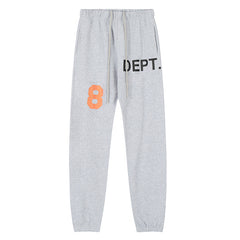 Gallery Dept. Grey Deep Logo Cotton Blend Joggers