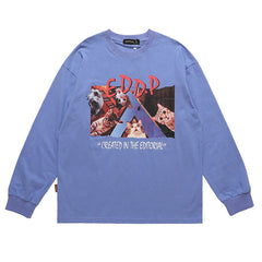 MODP Street Hip Hop Animal Print Sweatshirts