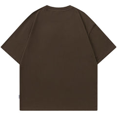 MODP TKPA Street preppy print distressed T-shirt