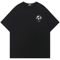 MODP TIFO Letter Print T-Shirts