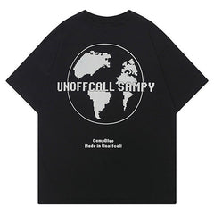 MODP TIFO Letter Print T-Shirts