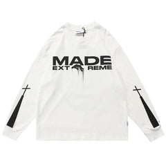 MODP SMKLIFE Letter Printing Sweatshirts