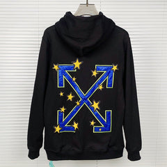 Off-White Alien Pattern Arrow Hoodies
