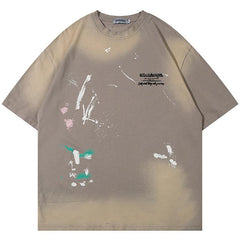 MODP TIFO Letter Print T-Shirts