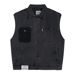 Gallery Dept Denim Vest Loose All Match Coat