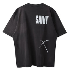 Saint Michael Fashion Printed T-Shirt