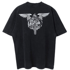 Saint Michael Skull Bike T-Shirt