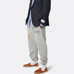 Gallery Dept. Grey Deep Logo Cotton Blend Joggers