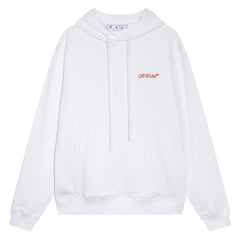 OFF-WHITE Scratch Arrow Skate Hoodie Oversize