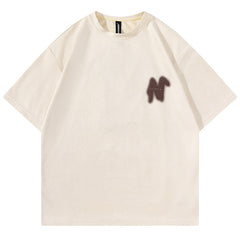MODP TIFO Letter Print T-Shirts