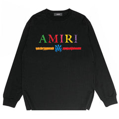 Amiri Logo Print Long Sleeve T-Shirts