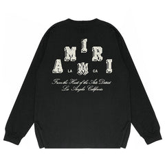 Amiri Logo Print Long Sleeve T-Shirts