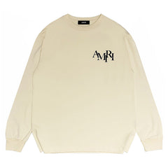 Amiri Letter Print Long Sleeve T-Shirts