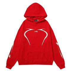 Hellstar Sports Jet Black / Red Hoodie