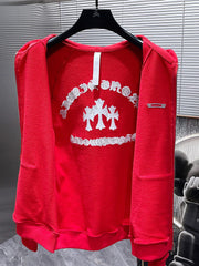 Chrome Hearts hoodie -Red #8622