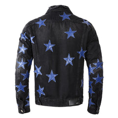 AMIRI Star-Patch Detail Denim Jacket #453